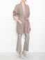 Брюки из хлопка в клетку Max Mara  –  МодельОбщийВид