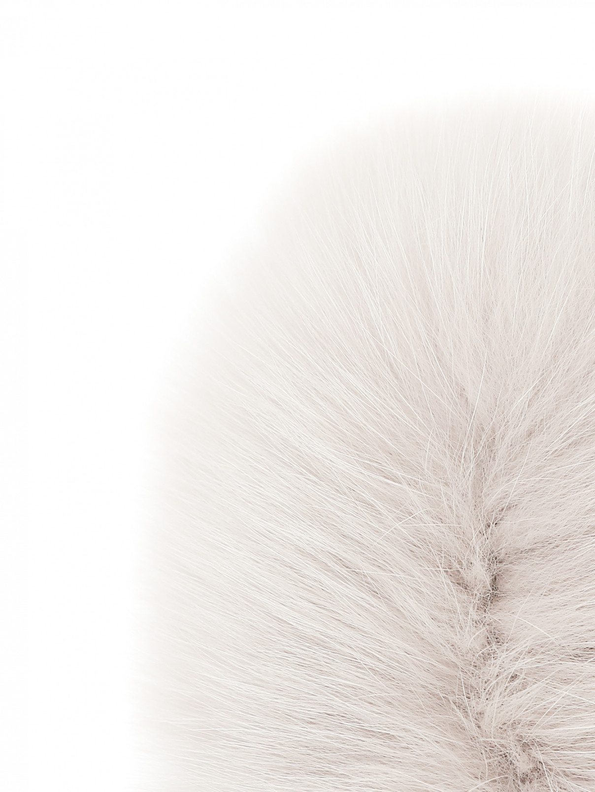 Манжеты из меха лисы Max Mara  –  Деталь  – Цвет:  Серый