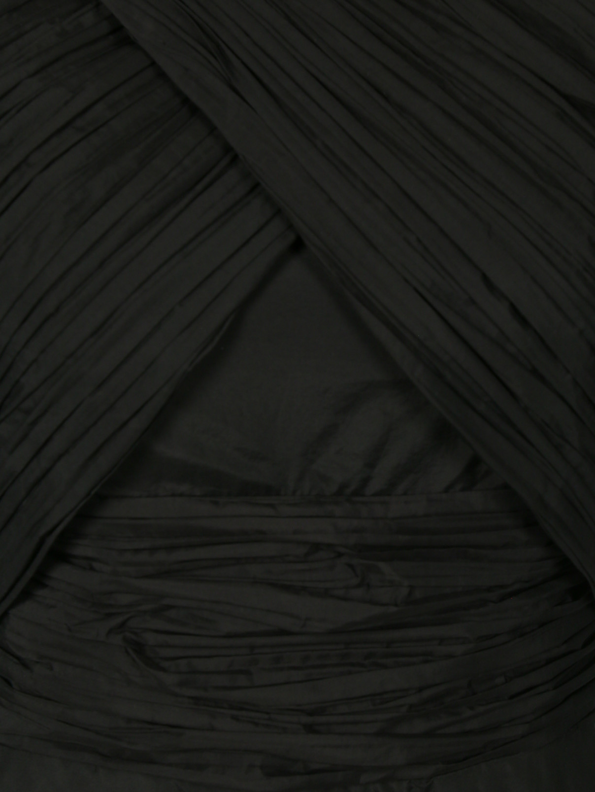 Платье-миди из смешанного хлопка с боковыми карманами Carven  –  Деталь  – Цвет:  Черный