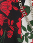 Платье-мини из хлопка и шелка с цветочным узором Dondup  –  Деталь