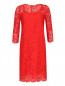 Кружевное платье из хлопка и вискозы Ermanno Scervino  –  Общий вид