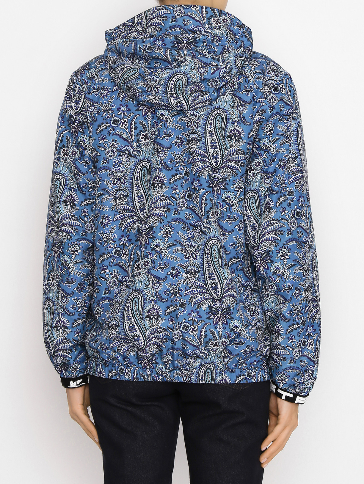 Куртка на молнии с узором Etro  –  МодельВерхНиз1  – Цвет:  Синий
