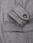 Утепленная куртка из шерсти со съемным воротником Tombolini  –  Деталь