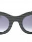Cолнцезащитные очки в оправе из пластика с узором полоска Thierry Lasry  –  Деталь1