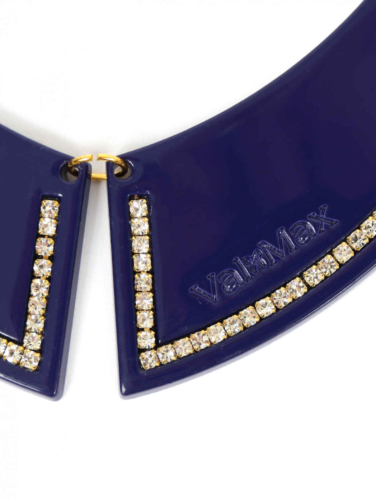 Ожерелье-воротничок из пластика Val Max  –  Деталь  – Цвет:  Фиолетовый