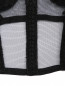 Блуза укороченная из сетки с вышивкой Ermanno Scervino  –  Деталь1