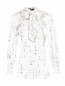 Блуза из вискозы с узором Marina Rinaldi  –  Общий вид