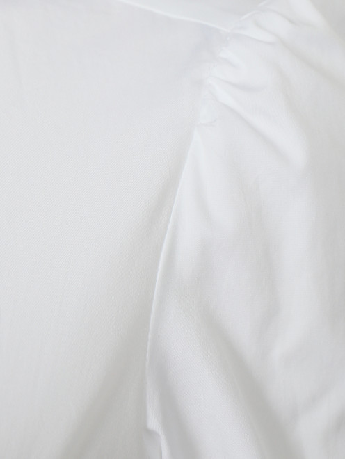 Блуза из хлопка с круглым вырезом - Деталь1