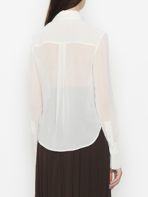 Полупрозрачная блуза из вискозы - МодельВерхНиз1