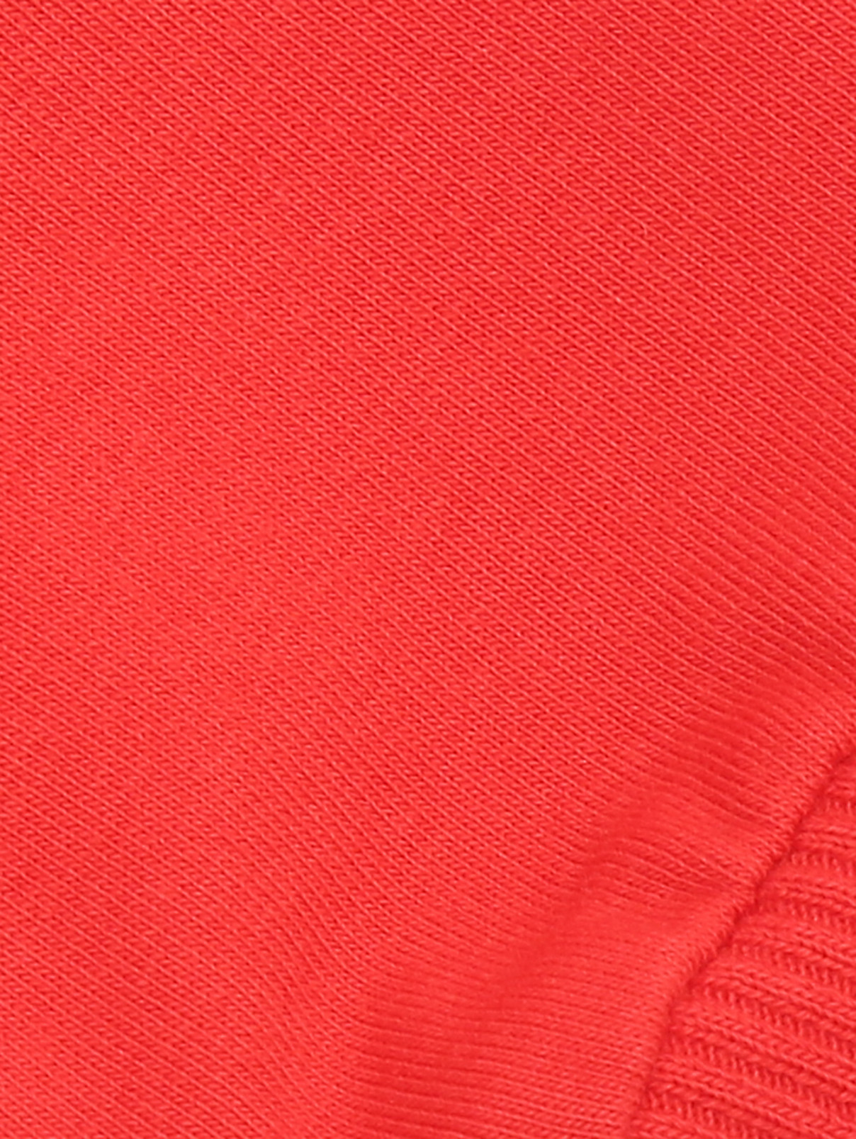 Свитшот с принтом из трикотажа Moschino  –  Деталь  – Цвет:  Красный