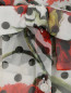 Блуза из шелка с цветочным узором Dolce & Gabbana  –  Деталь