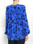 Блуза из шелка с цветочным узором Michael Kors  –  Модель Верх-Низ1