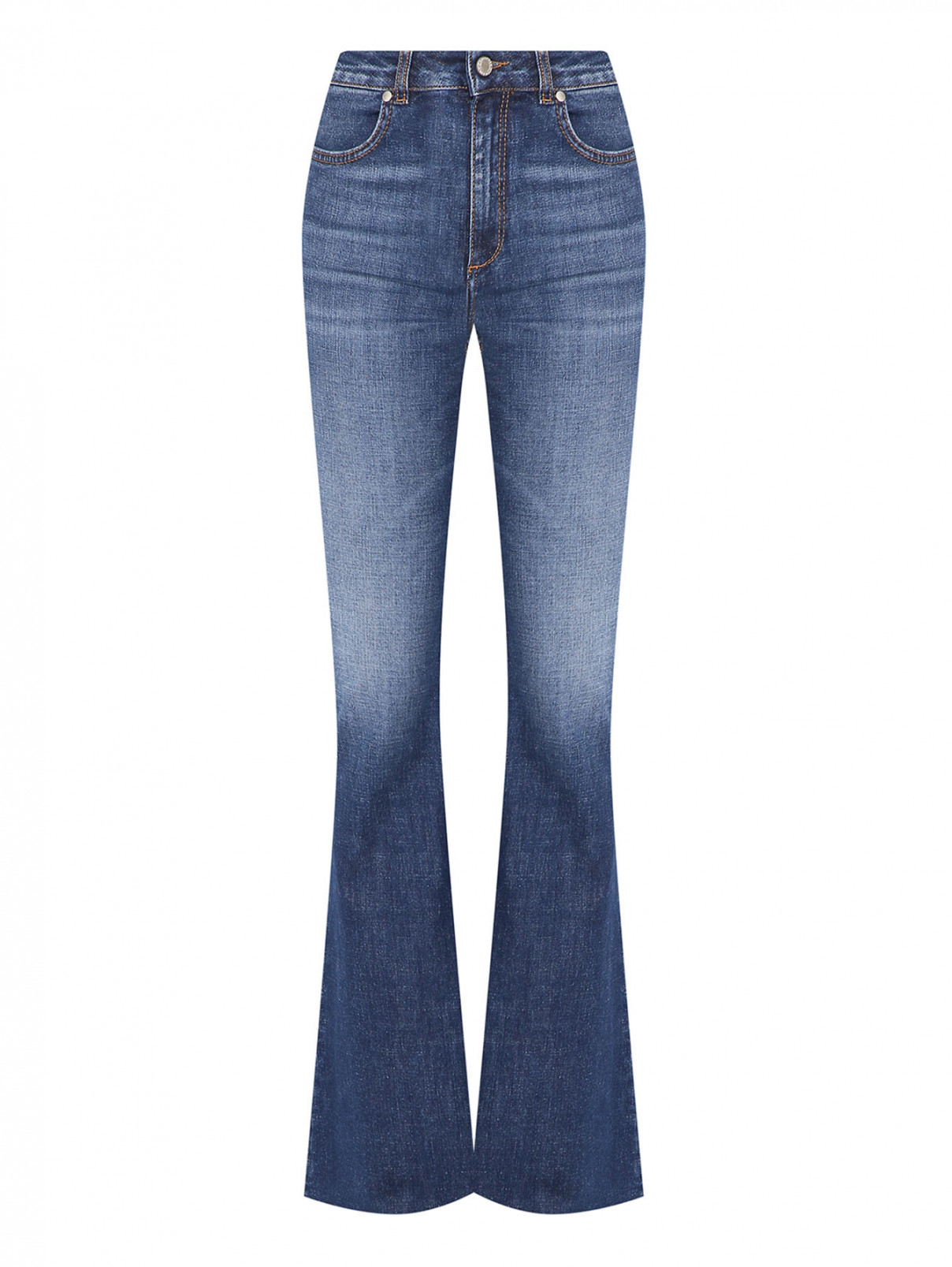 Расклешенные джинсы из хлопка Dorothee Schumacher  –  Общий вид  – Цвет:  Синий