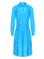 Платье-миди из шелка с эмитацией карманов Alberta Ferretti  –  Общий вид