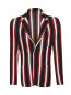 Пиджак однобортный из хлопка с узором "полоска" Pal Zileri  –  Общий вид