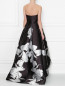 Платье макси  c цветочным узором Yolan Cris  –  МодельВерхНиз1