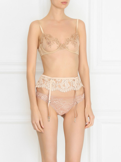 Пояс для чулок из кружева La Perla - МодельОбщийВид