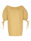 Удлиненная блуза из хлопка с короткими рукавами Sonia Rykiel  –  Общий вид