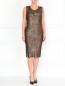 Платье из кашемира с пайетками Donna Karan  –  Модель Общий вид