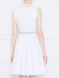 Платье из хлопка с контрастной отделкой Blugirl  –  МодельВерхНиз1