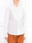 Блуза из хлопка с длинными рукавами Emporio Armani  –  Модель Верх-Низ