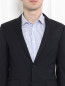 Пиджак однобортный из шерсти Brooks Brothers  –  МодельОбщийВид1