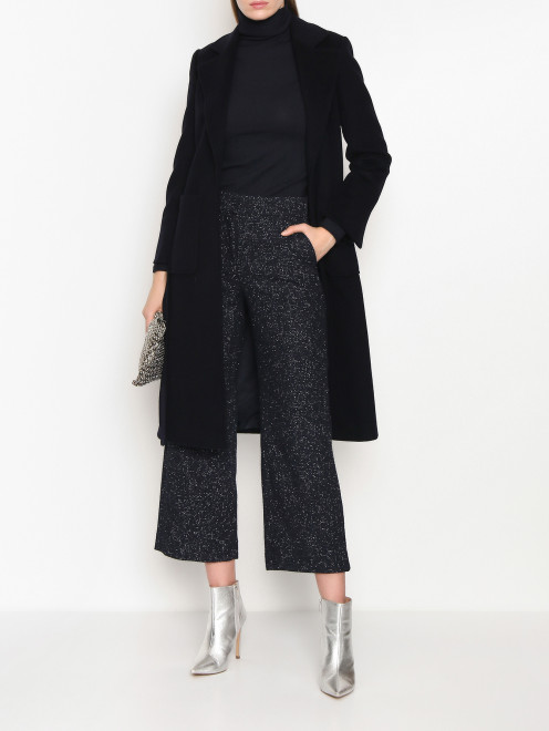 Брюки укроченного кроя из хлопка Max Mara - МодельОбщийВид