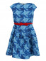 Платье с узором в комплекте с ремешком MiMiSol  –  Общий вид
