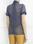 Блуза из нейлона с перфорацией Jean Paul Gaultier  –  Модель Верх-Низ1