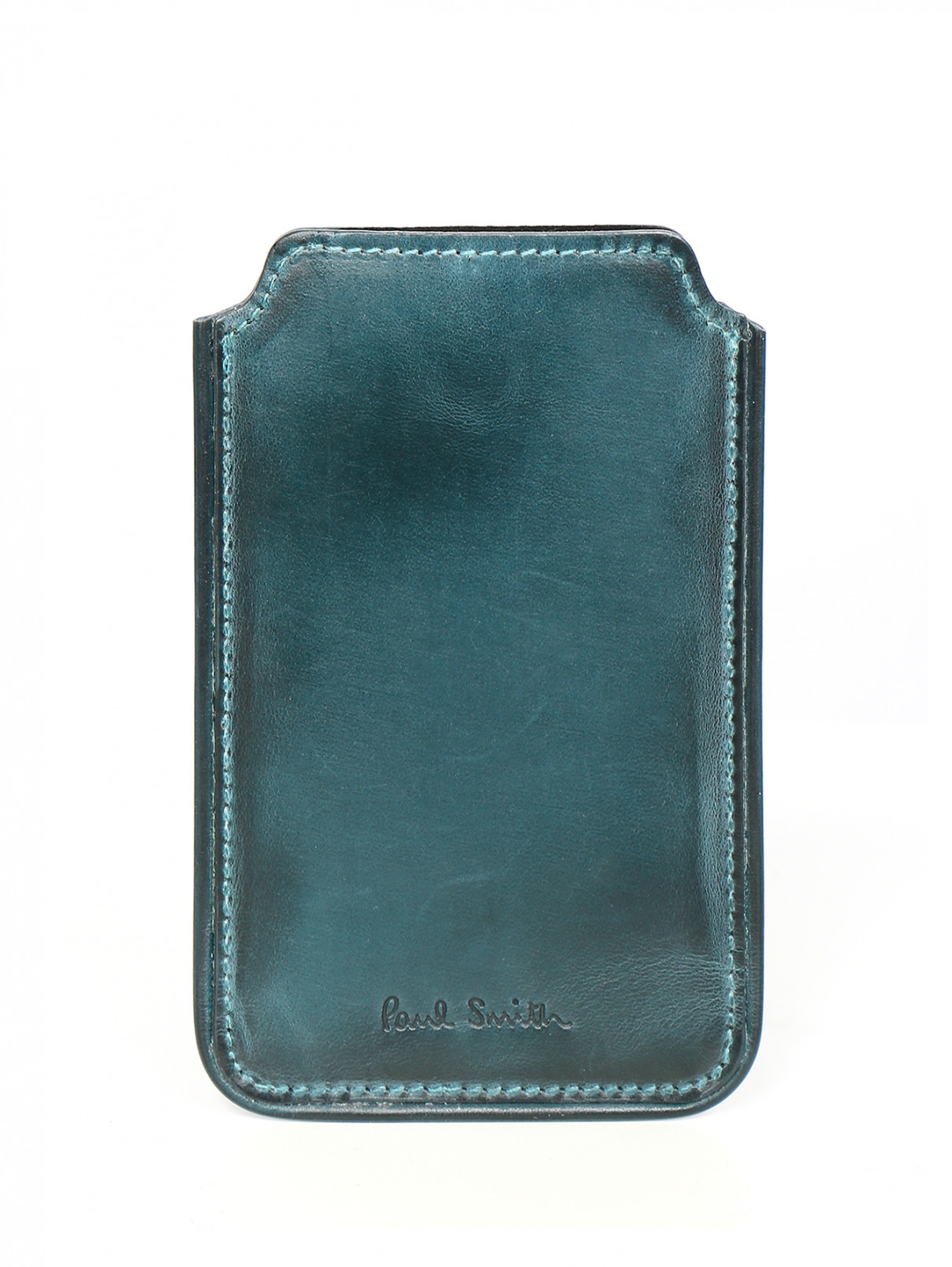 Чехол для IPhone 4 из кожи Paul Smith  –  Общий вид  – Цвет:  Зеленый
