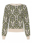 Джемпер из хлопка с узором Weekend Max Mara  –  Общий вид