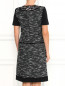 Платье-мини из шерсти с короткими рукавами Alberta Ferretti  –  Модель Верх-Низ1