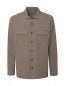 Куртка-рубашка с накладными карманами Boggi  –  Общий вид