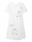 Платье из шелка с цветочной аппликацией MiMiSol  –  Общий вид