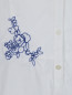 Рубашка из хлопка с вышивкой Ermanno Scervino Junior  –  Деталь1