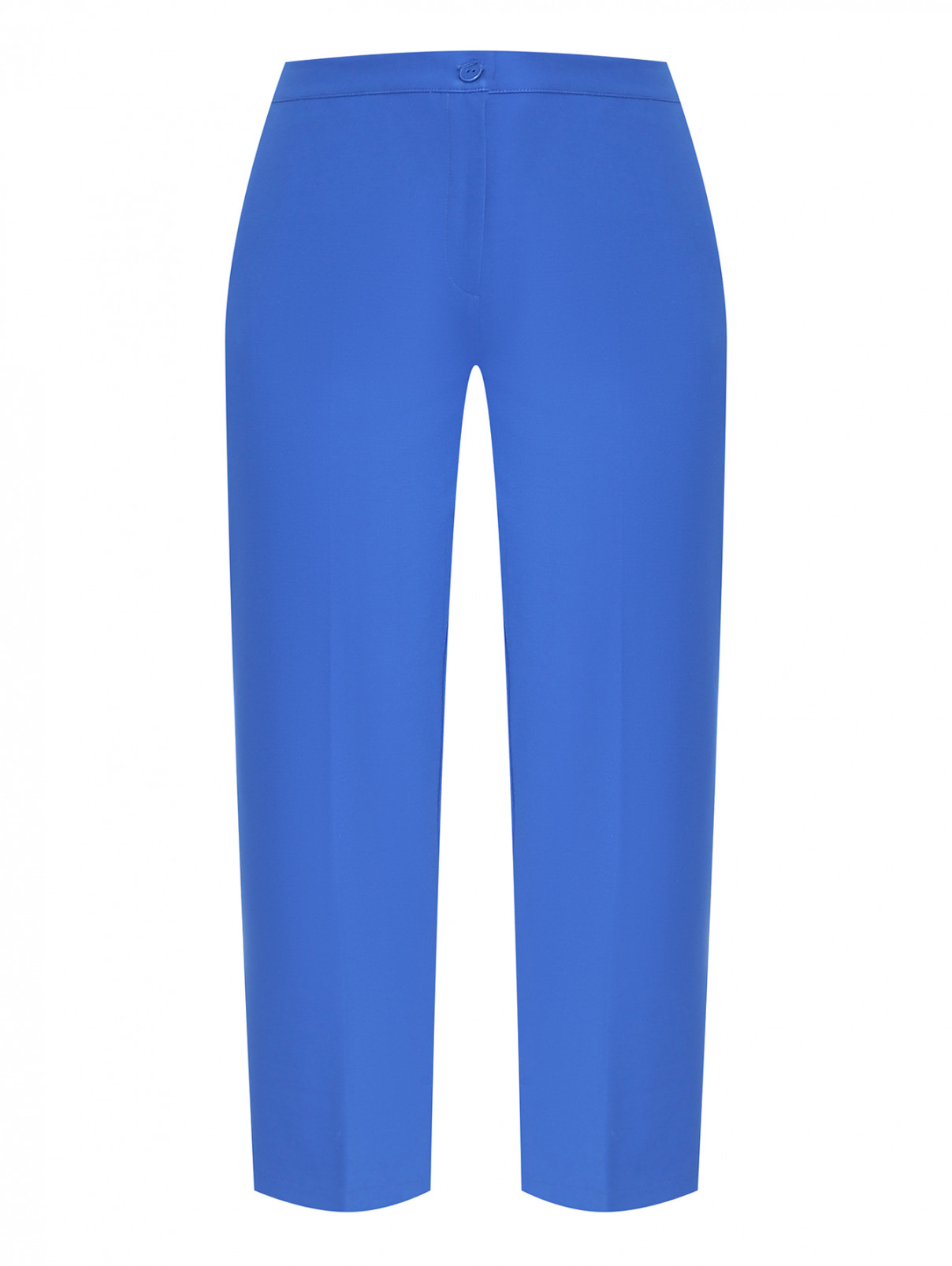 Трикотажные брюки с карманами Persona by Marina Rinaldi  –  Общий вид  – Цвет:  Синий
