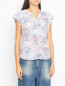 Блуза из хлопка с цветочным узором S.Oliver  –  МодельВерхНиз