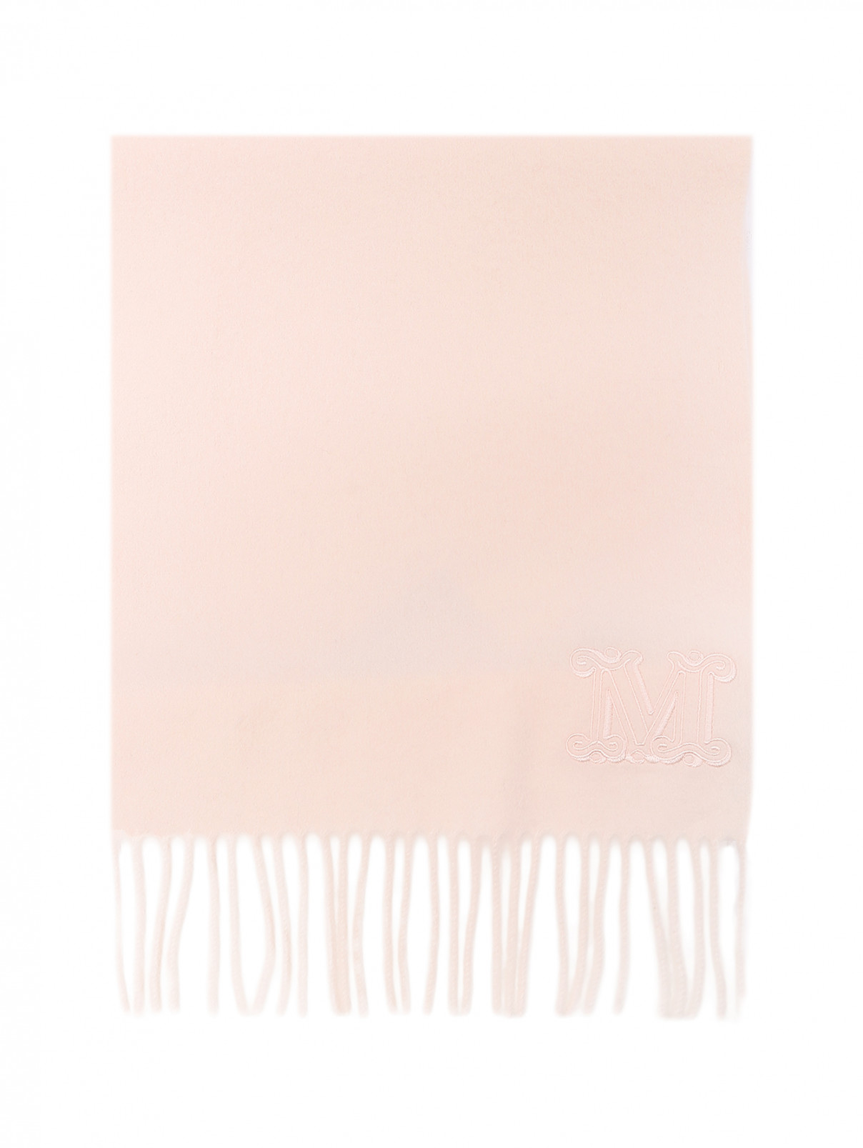 Шарф из кашемира Max Mara  –  Общий вид  – Цвет:  Розовый