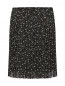 Плиссированная юбка-мини с узором See by Chloe  –  Общий вид