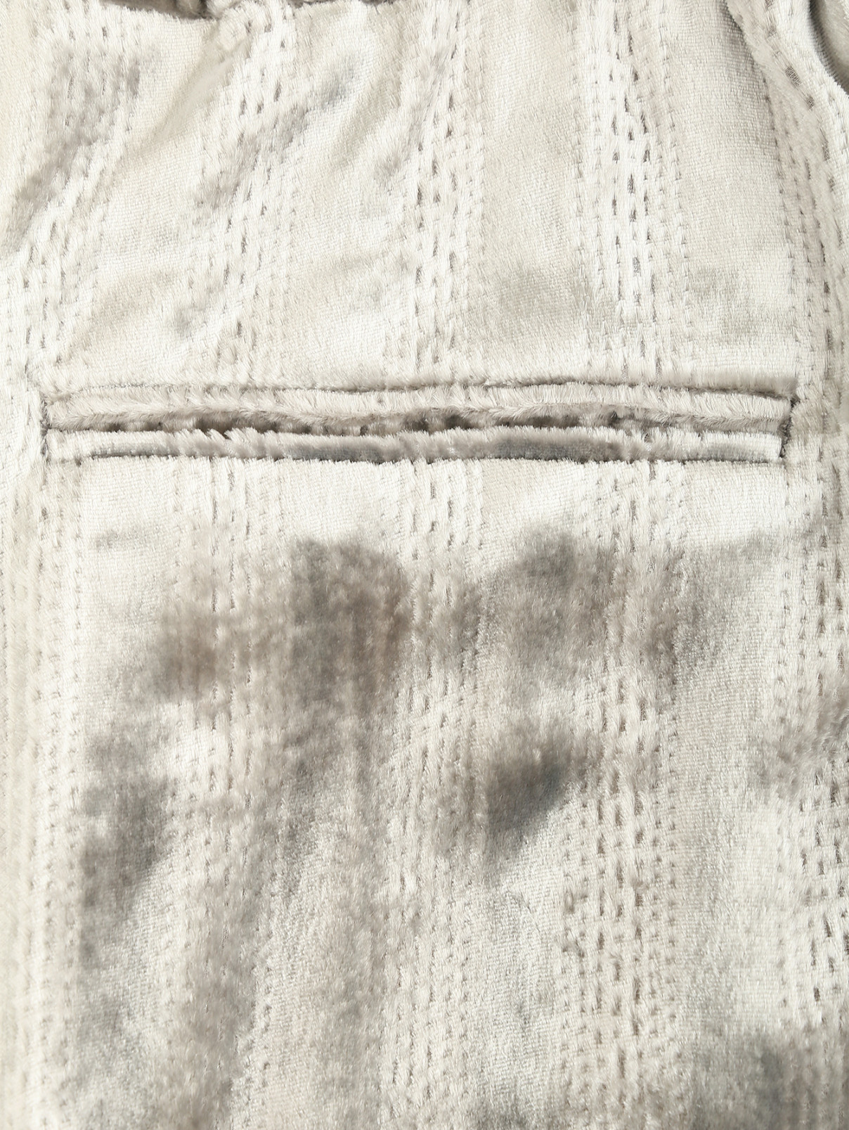 Бархатные брюки свободного кроя Dorothee Schumacher  –  Деталь  – Цвет:  Серый