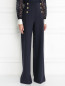 Широкие брюки из смесовой шерсти Alberta Ferretti  –  Модель Верх-Низ