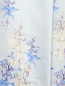 Легкое пальто из смешанного шелка с цветочным узором Marina Rinaldi  –  Деталь