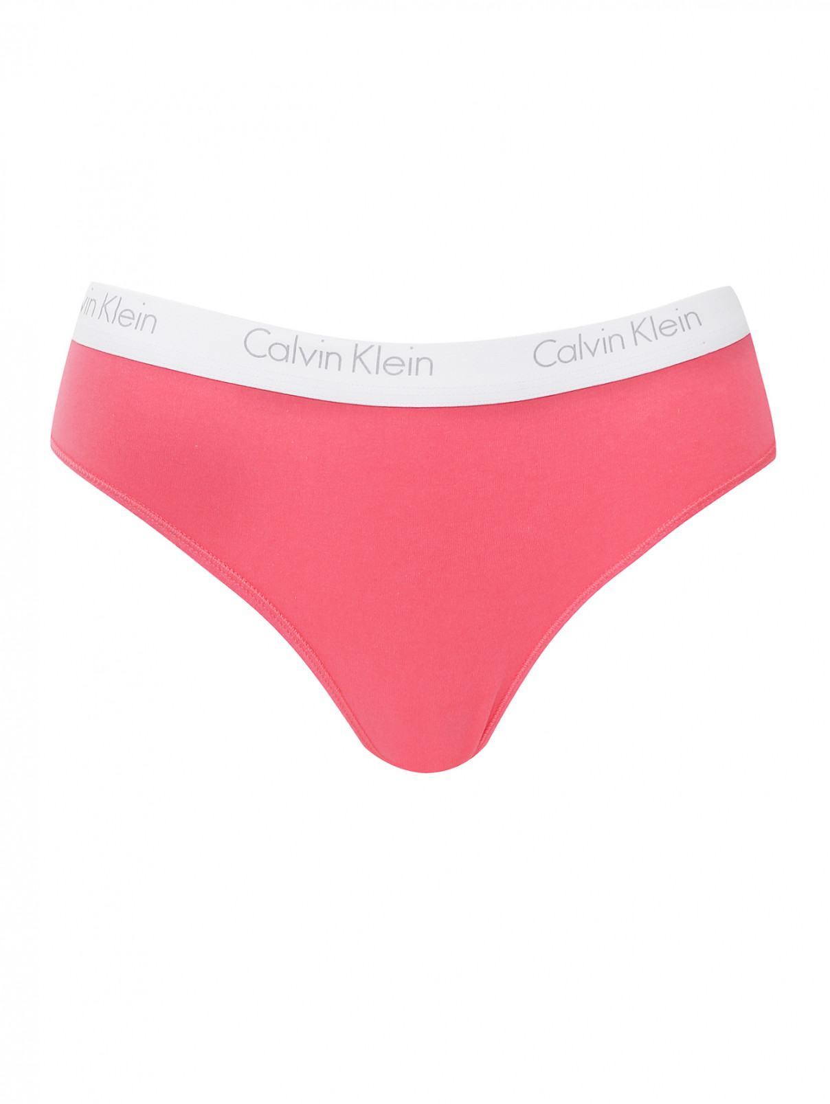 Трусы из хлопка Calvin Klein  –  Общий вид  – Цвет:  Розовый