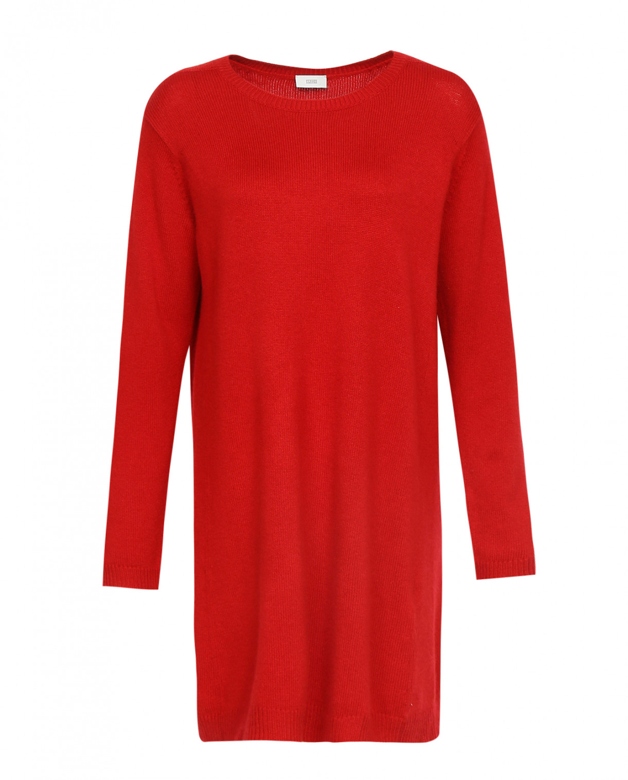 Платье из шерсти свободного кроя CLOSED  –  Общий вид  – Цвет:  Красный