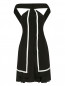 Платье-мини с контрастной отделкой Emporio Armani  –  Общий вид