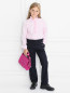 Хлопковая блуза с оборками Aletta Couture  –  Модель Общий вид