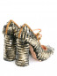 Туфли на устойчивом каблуке декорированные пайетками Rochas  –  Обтравка2