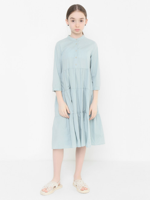 Платье из хлопка с длинным рукавом Aspesi - МодельОбщийВид