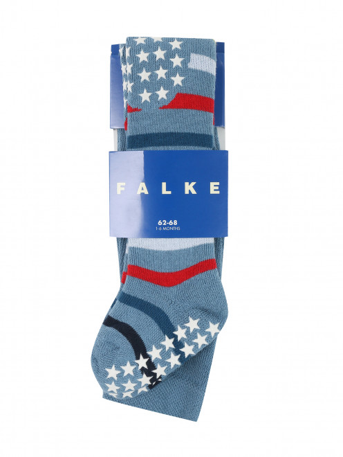 Теплые колготки из хлопка с узором Falke - Общий вид