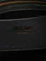 Сумка из кожи с тиснением на коротких ручках Moschino Couture  –  Деталь1